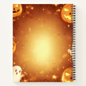 Carnet Jack-o'-lantern et fantômes (Dos)