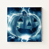 Carnet jack-o-lanterne sous la pluie (Dos)