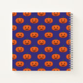 Carnet Jack-O'Lantern Citrouille Motif d'Halloween (Dos)