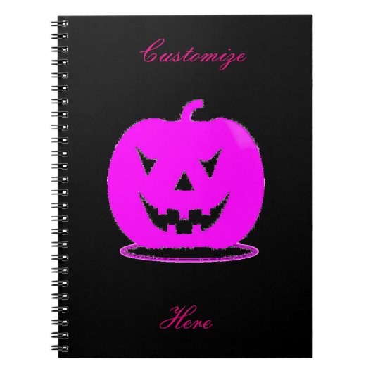 Carnet Jack rose olantern Halloween Thunder_Cove (Devant)