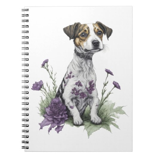 Carnet Jack Russell Chien (Devant)