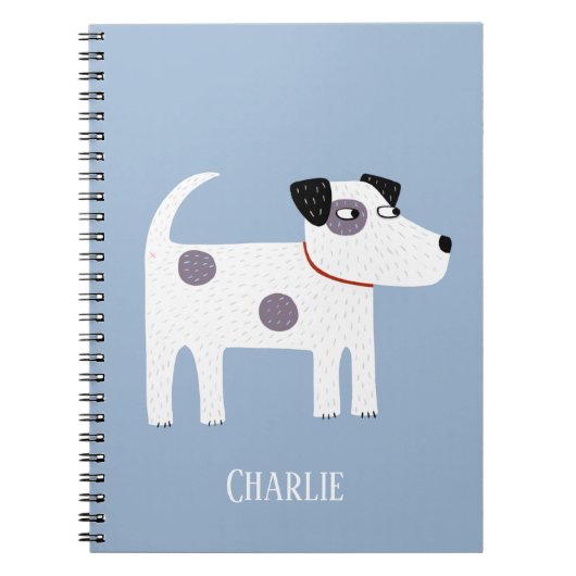 Carnet Jack Russell Terrier Chien Personnalisé (Devant)