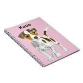 Carnet Jack Russell Terrier Puppy (Côté Droit)