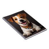 Carnet Jack Russell Terrier Realisme Portrait d'art (Côté Droit)