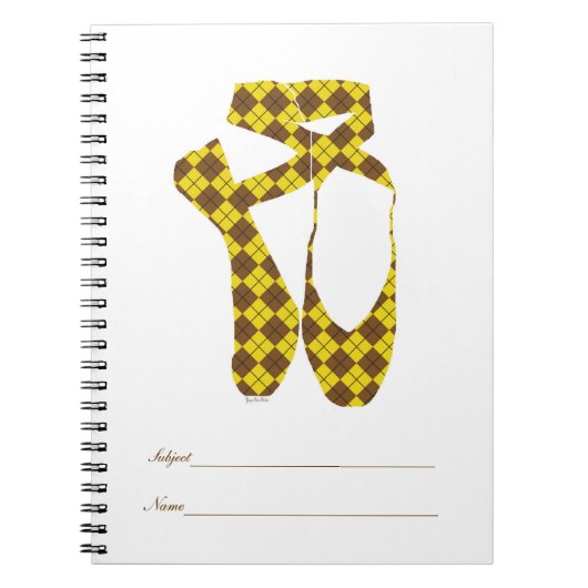 Carnet Jacquard Ballet Team Pointe (Devant)