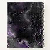 Carnet Jacquard Casquette de chat noir Encre d'alcool (Dos)