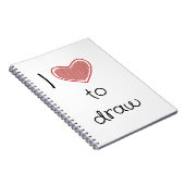 Carnet J'adore dessiner (Côté Droit)