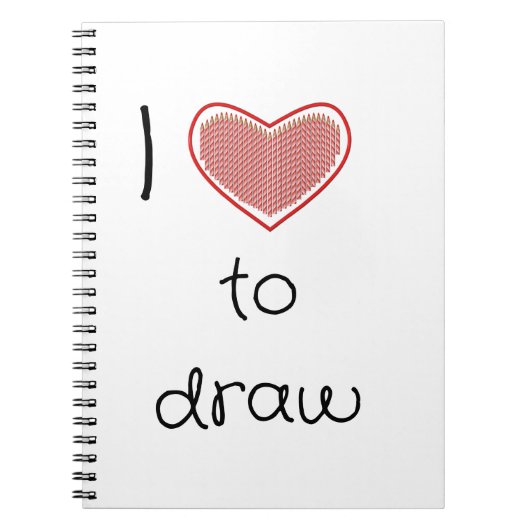 Carnet J'adore dessiner (Devant)