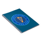 Carnet J'adore jouer de la harpe (Côté Droit)