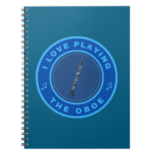 Carnet J'adore jouer de l'Oboe