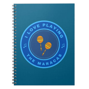 Carnet J'adore jouer les Maracas