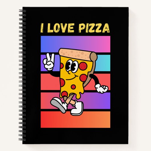 Carnet J'adore la pizza. (Devant)