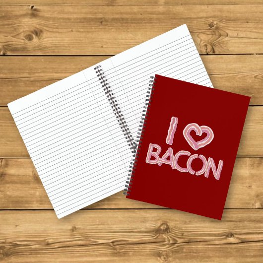 Carnet J'adore le bacon
