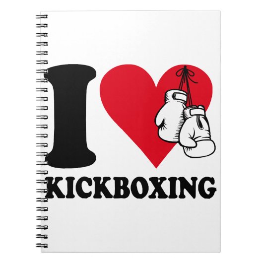 Carnet J'adore le kickboxing (Devant)