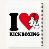 Carnet J'adore le kickboxing (Dos)
