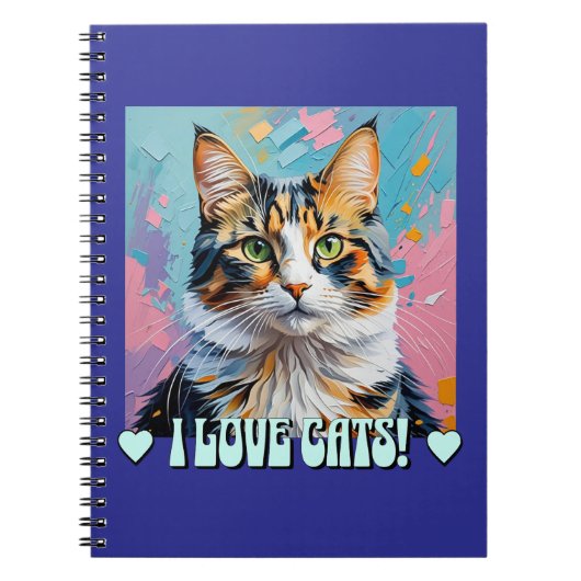 Carnet J'adore les chats ! (Devant)