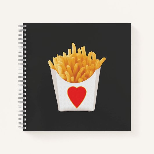 Carnet J'adore les frites (Devant)