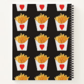 Carnet J'adore les frites françaises (Dos)