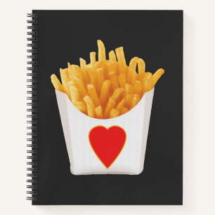 Carnet J'adore les frites françaises