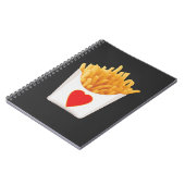 Carnet J'adore les frites françaises (Côté gauche)