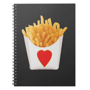 Carnet J'adore les frites françaises