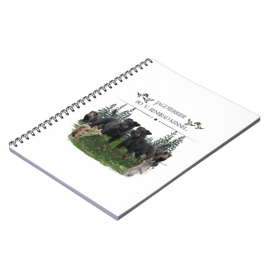 Carnet Jagdterrier Bo c. Renbrad Kennel. Ordinateur porta (Côté gauche)