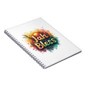 Carnet Jah Bless Reggae Watercolor (Côté Droit)