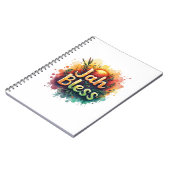 Carnet Jah Bless Reggae Watercolor (Côté gauche)