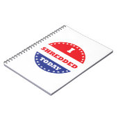 Carnet J'ai déchiré aujourd'hui (Côté gauche)