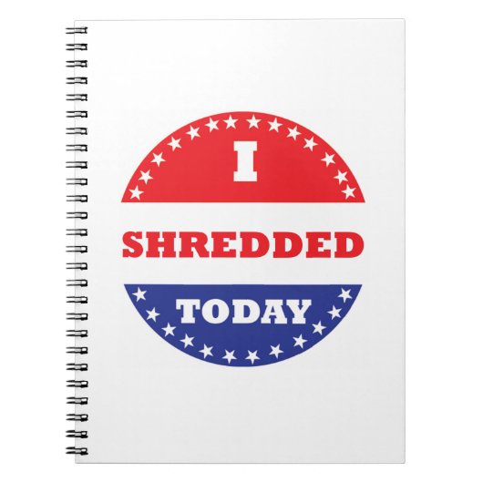 Carnet J'ai déchiré aujourd'hui (Devant)