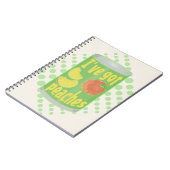 Carnet J'ai des pêches Tin de fruit (Côté gauche)