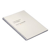 Carnet J'ai disparu du bruit, pas de la croissance (Côté Droit)