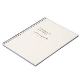 Carnet J'ai disparu du bruit, pas de la croissance (Côté gauche)