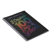 Carnet J'ai écrasé 100 jours de conception arc-en-ciel de (Côté Droit)