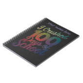 Carnet J'ai écrasé 100 jours de conception arc-en-ciel de (Côté gauche)