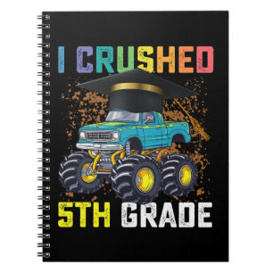 Carnet J'ai écrasé la remise des diplômes de camion monst