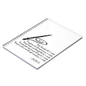 Carnet J'ai écrit (Côté gauche)