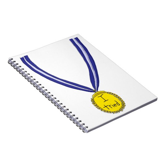 Carnet J'ai essayé la médaille (Côté Droit)