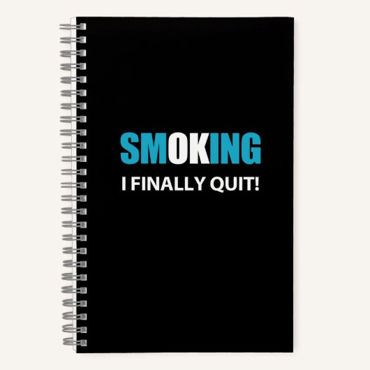 Carnet J'Ai Finalement Quitté - Arrêté de fumer Récompens (Recto)