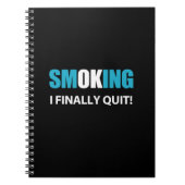 Carnet J'Ai Finalement Quitté - Arrêté de fumer Récompens (Devant)