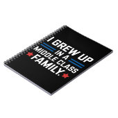 Carnet J'Ai Grandi Dans Une Famille De Classe Moyenne Kam (Côté gauche)