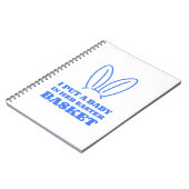 Carnet J'ai mis un bébé dans son panier de Pâques (Côté gauche)