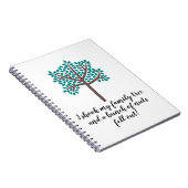 Carnet J'ai secoué mon arbre généalogique une bande de no (Côté Droit)