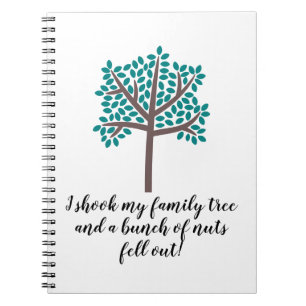 Carnet J'ai secoué mon arbre généalogique une bande de no