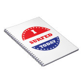 Carnet J'ai surfé aujourd'hui (Côté Droit)