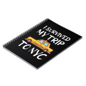 Carnet J'Ai Survécu À Mon Voyage À New York (Côté gauche)