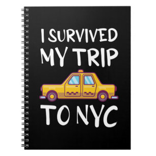 Carnet J'Ai Survécu À Mon Voyage À New York