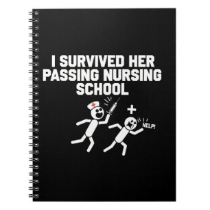 Carnet J'ai survécu à son passage à l'école d'infirmières