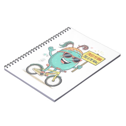 Carnet J'Ai Suspendu Mon Cerveau - C'Est Moi Maintenant ! (Côté gauche)