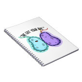Carnet J'ai ton jeu de bactéries amusant (Côté Droit)
